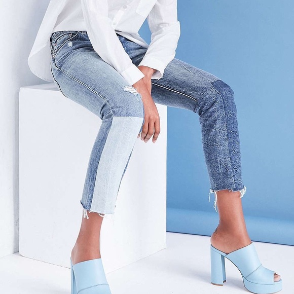 Levi's Denim - Levi's 501 Colorblock Patch Skinny Jean